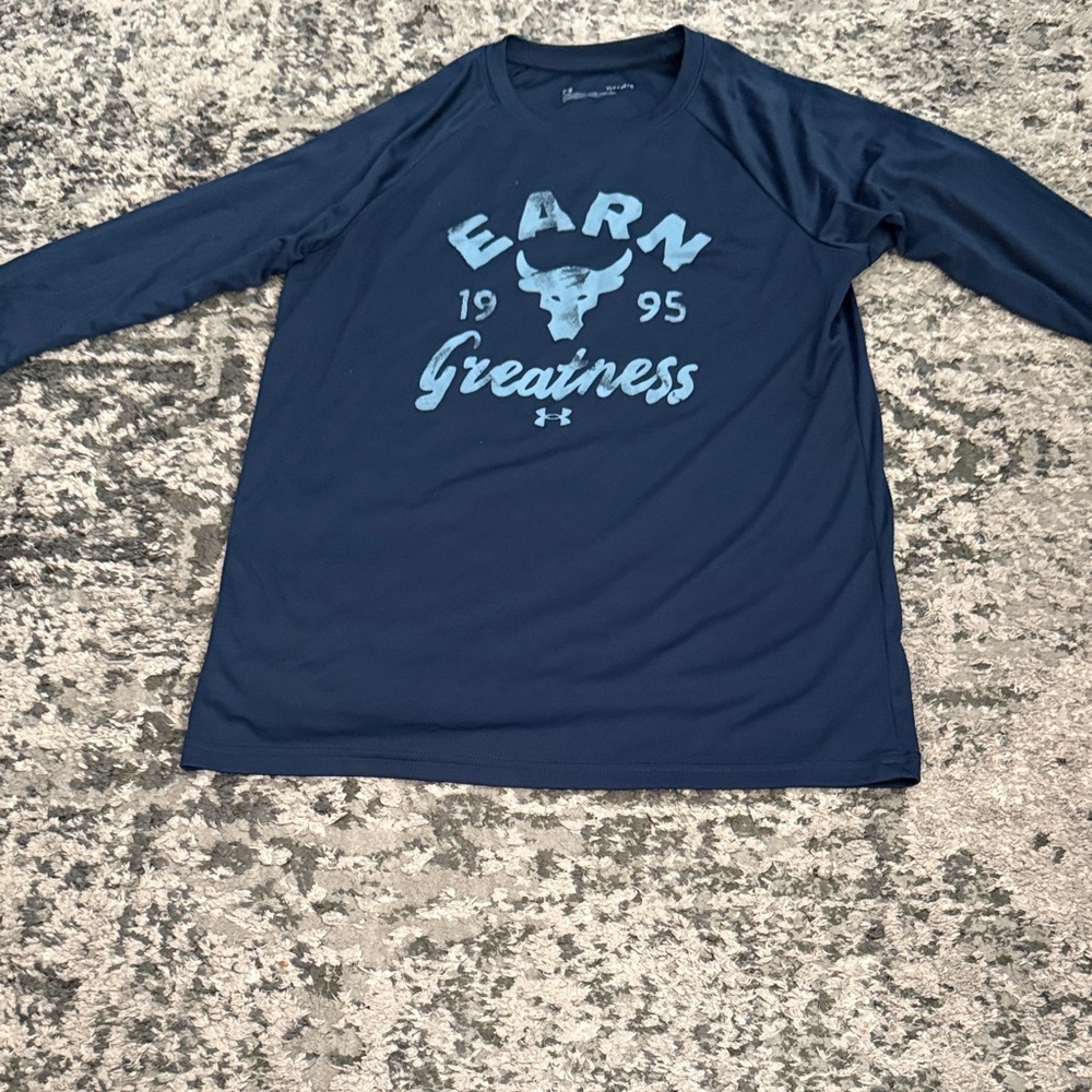 Under Armour Blue Graphic Long Sleeve Tee